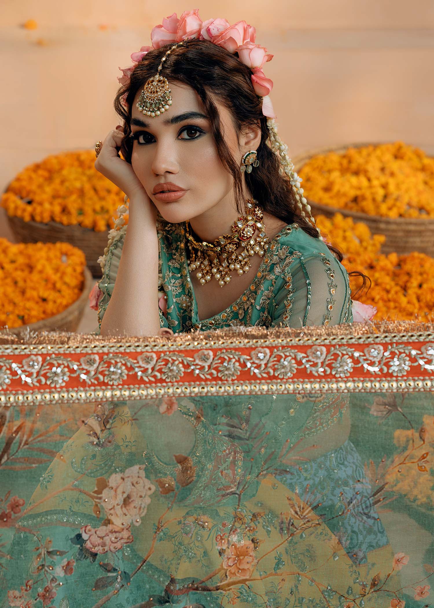 Fozia Khalid | Chamakh Dhamakh Wedding Festivity | Shagun - Official Fozia Khalid stockist in UK - Sakeena London
