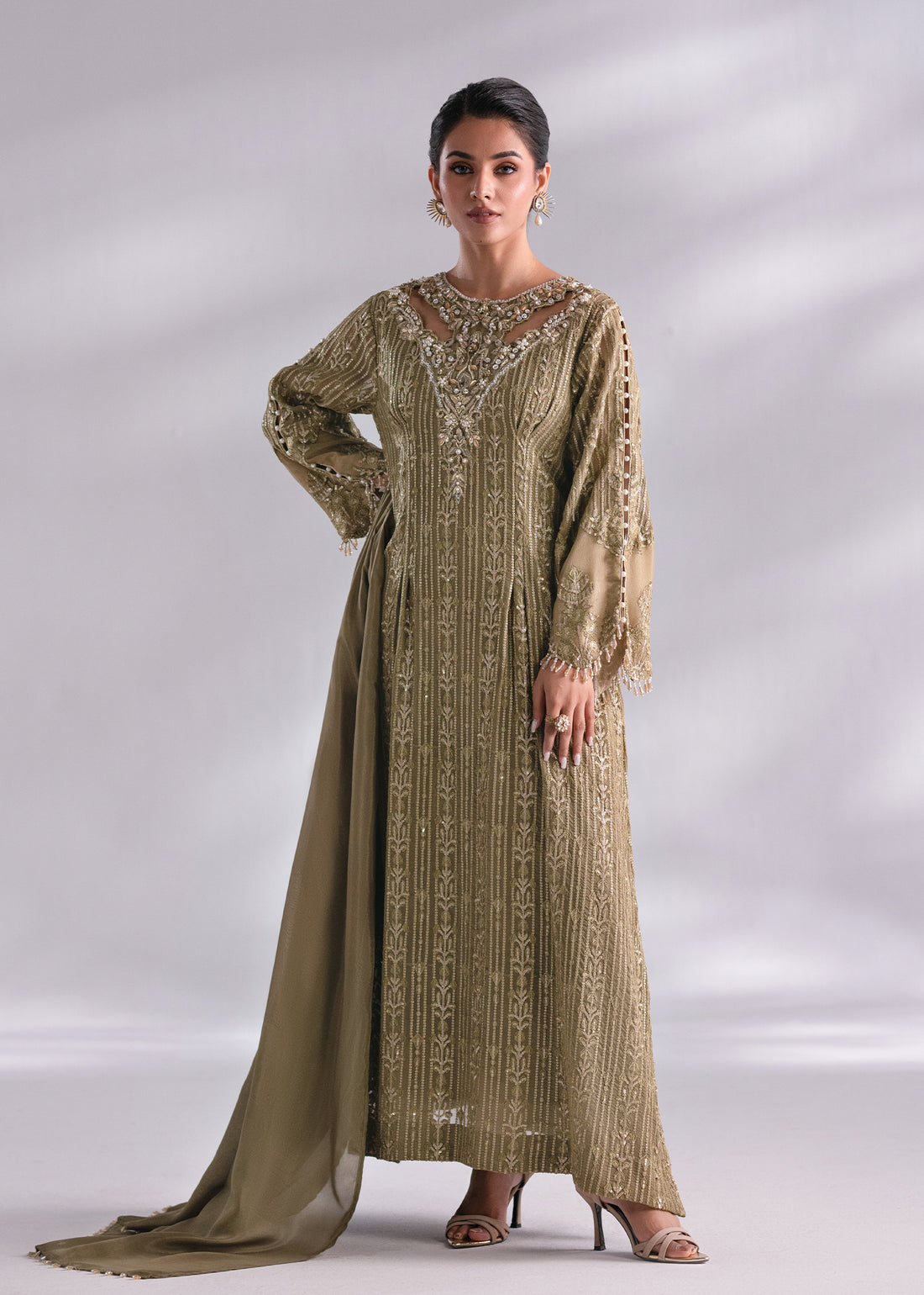 Mehak Yaqoob | Enchante The Luxe Edit | Peridot - Official Mehak Yaqoob stockist in UK - Sakeena London