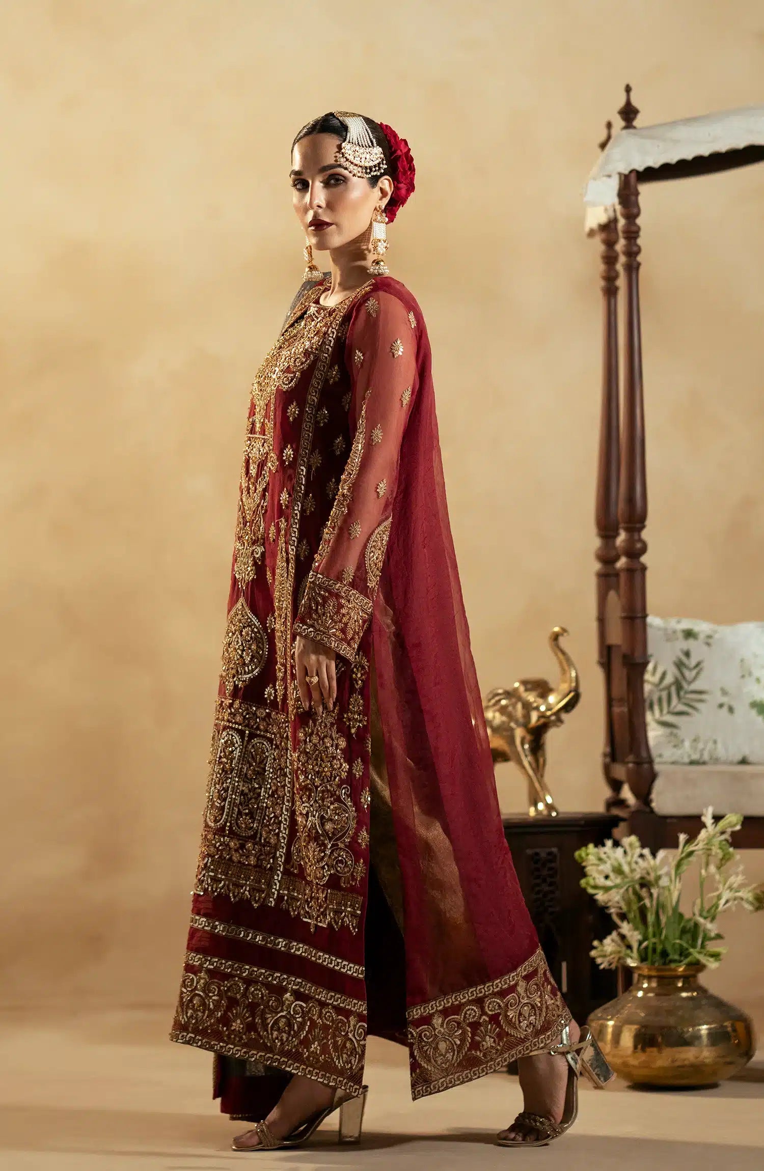 Maryum N Maria | Zamani Beghum Formals 23 | Ruby-(MW23-517) - Official Maryum N Maria stockist in UK - Sakeena London