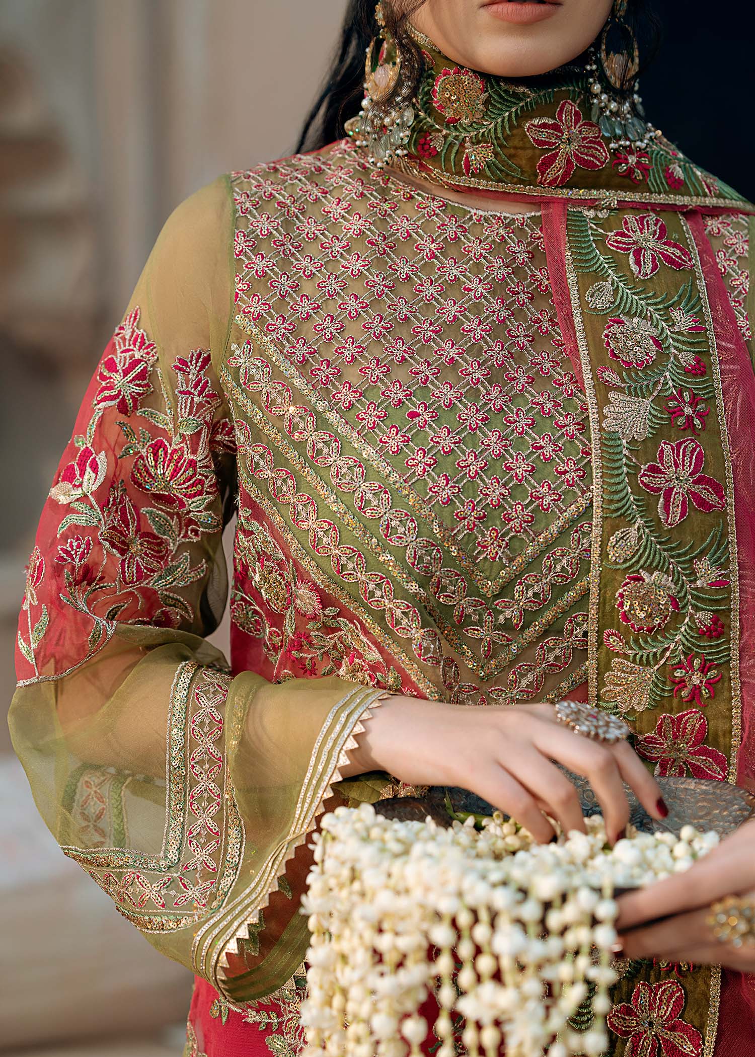 Fozia Khalid | Chamakh Dhamakh Wedding Festivity | Doli - Official Fozia Khalid stockist in UK - Sakeena London