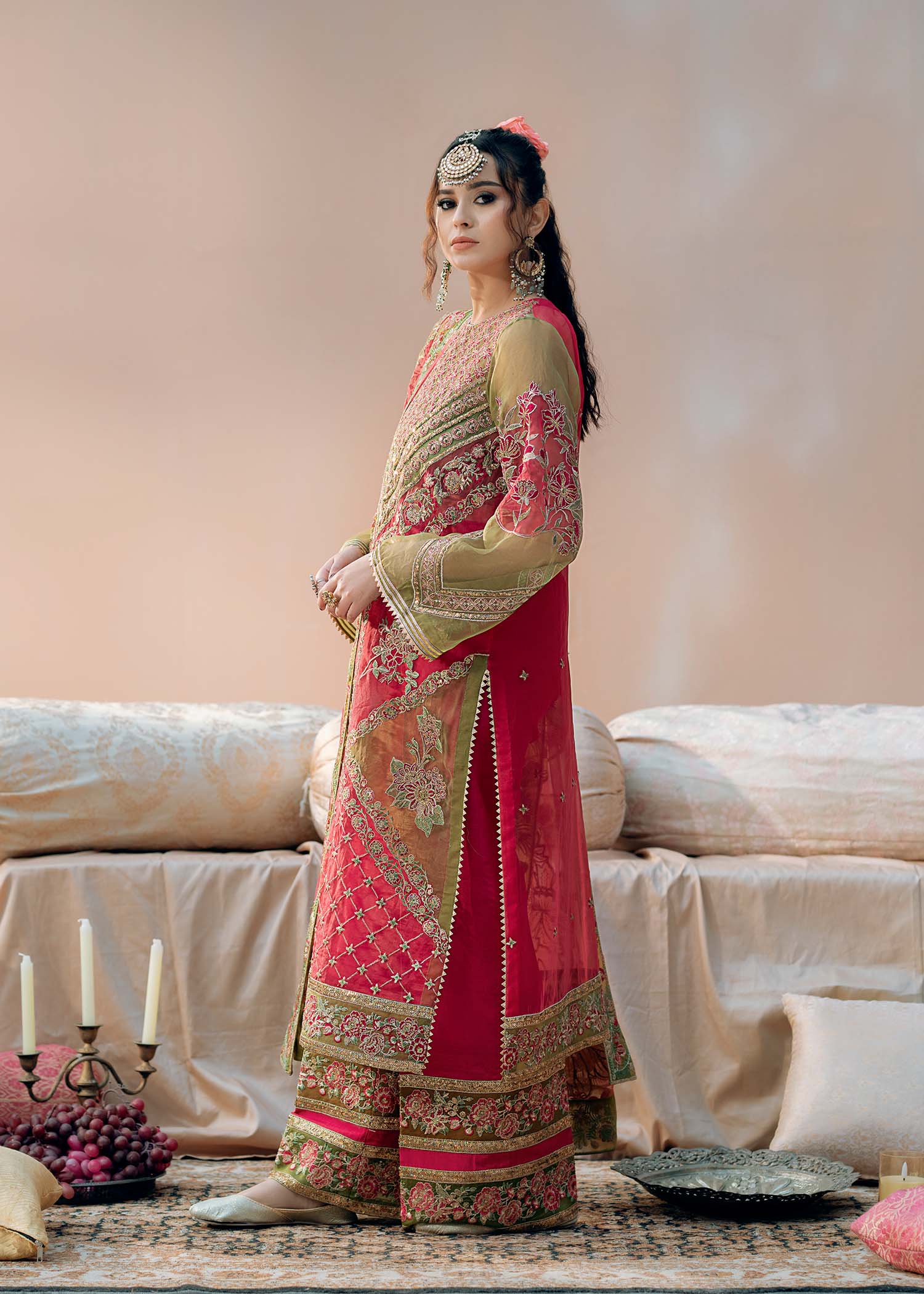 Fozia Khalid | Chamakh Dhamakh Wedding Festivity | Doli - Official Fozia Khalid stockist in UK - Sakeena London
