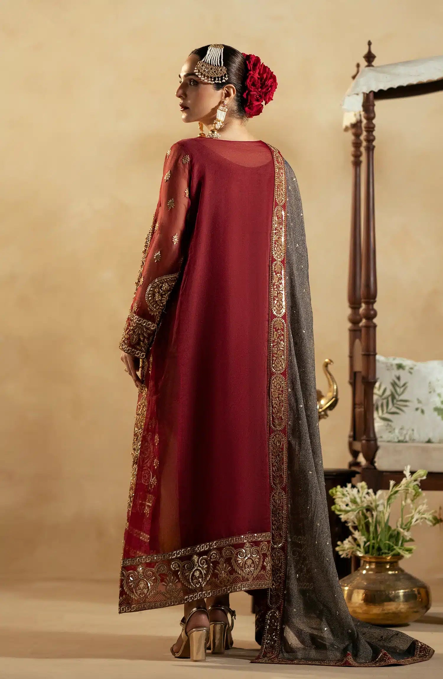 Maryum N Maria | Zamani Beghum Formals 23 | Ruby-(MW23-517) - Official Maryum N Maria stockist in UK - Sakeena London