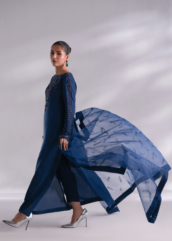 Mehak Yaqoob | Enchante The Luxe Edit | Sapphire - Official Mehak Yaqoob stockist in UK - Sakeena London