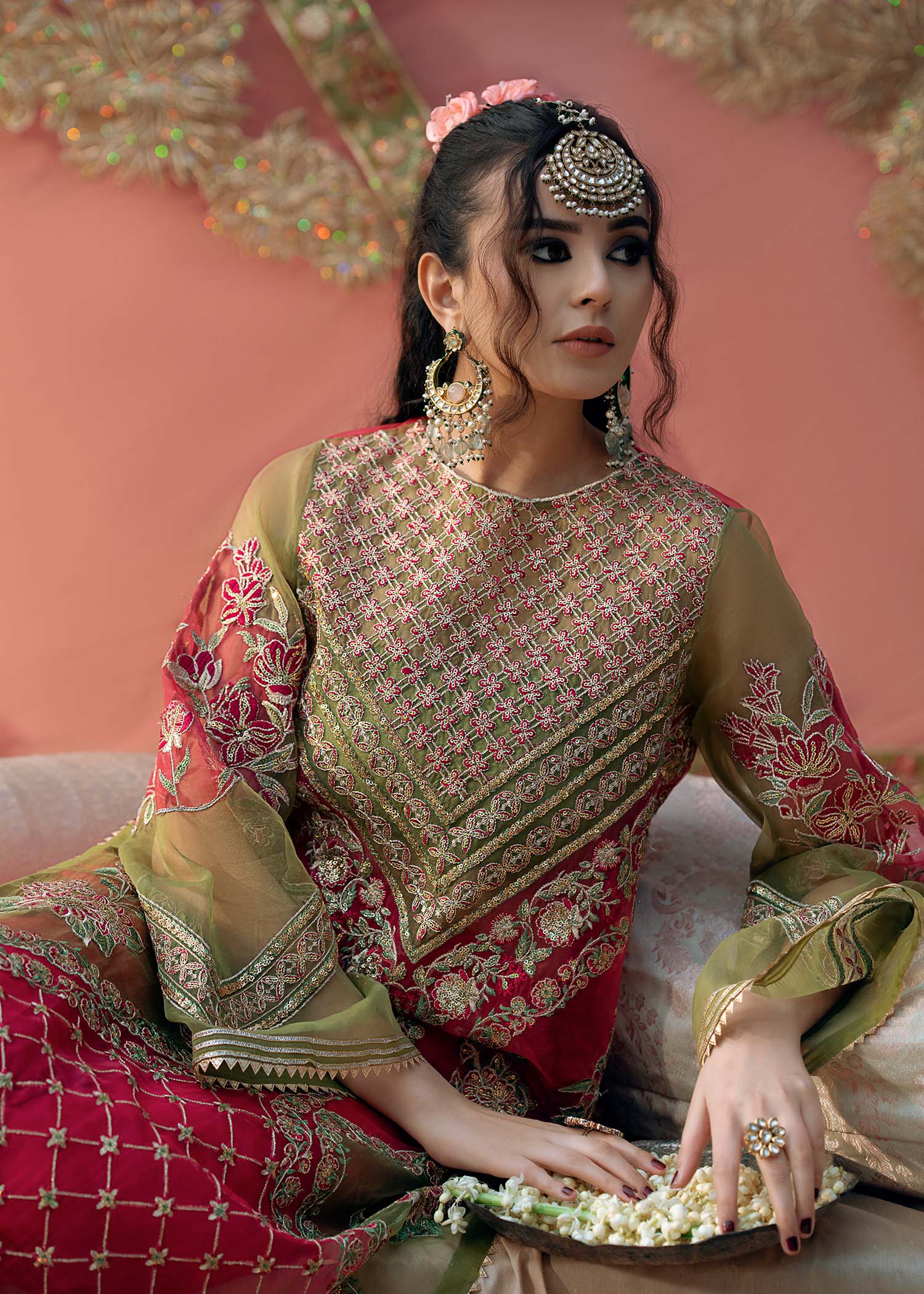 Fozia Khalid | Chamakh Dhamakh Wedding Festivity | Doli - Official Fozia Khalid stockist in UK - Sakeena London