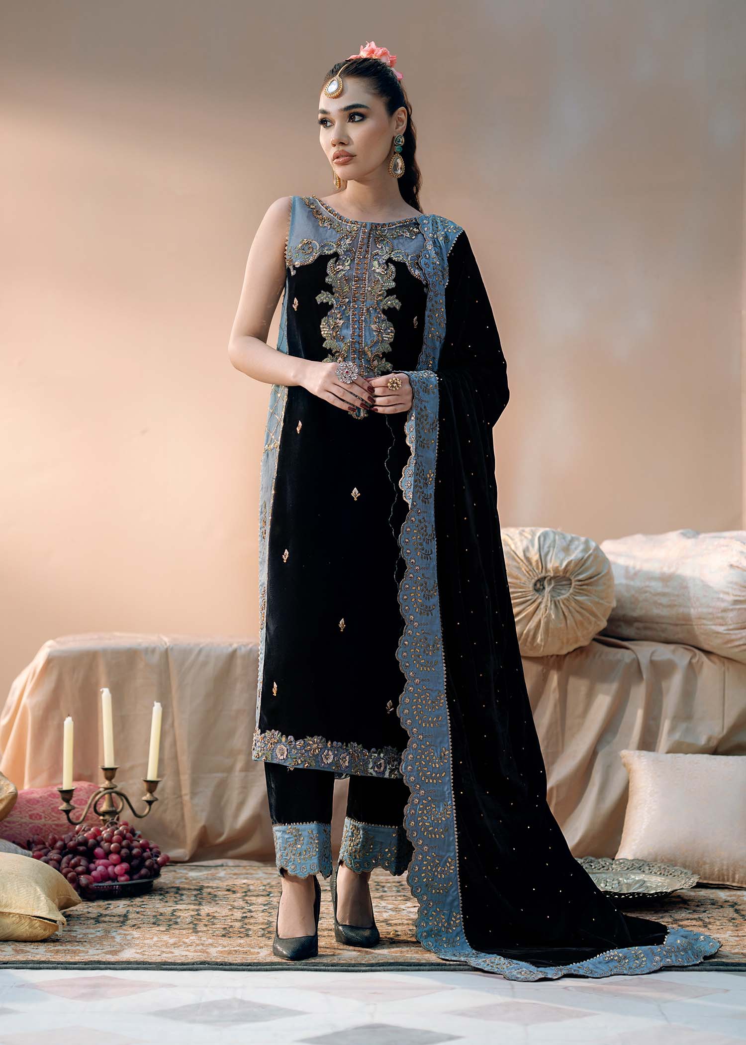 Fozia Khalid | Chamakh Dhamakh Wedding Festivity | Heer - Official Fozia Khalid stockist in UK - Sakeena London
