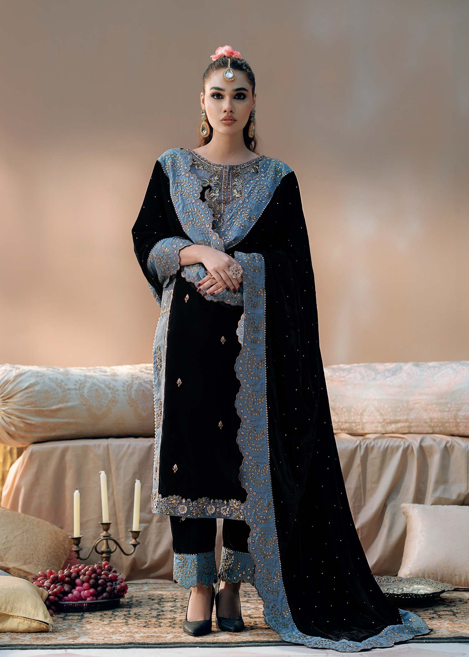 Fozia Khalid | Chamakh Dhamakh Wedding Festivity | Heer - Official Fozia Khalid stockist in UK - Sakeena London