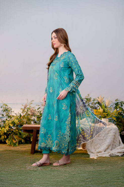Aabyaan | Shezlin Chikankari Ramadan Edit 25 | ESLEM (AR-11) - Official Aabyaan stockist in UK - Sakeena London