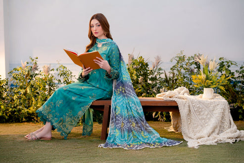 Aabyaan | Shezlin Chikankari Ramadan Edit 25 | ESLEM (AR-11) - Official Aabyaan stockist in UK - Sakeena London