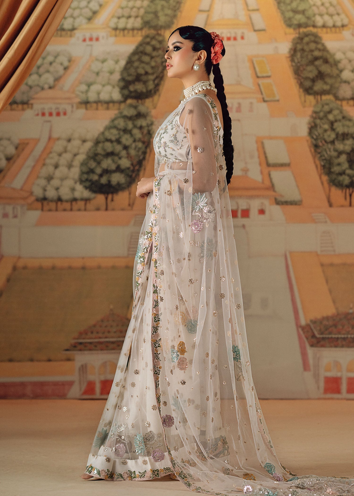Fozia Khalid | Chamakh Dhamakh Wedding Festivity | Mu dikhai - Official Fozia Khalid stockist in UK - Sakeena London