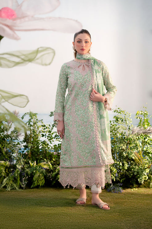 Aabyaan | Shezlin Chikankari Ramadan Edit 25 | EBRU (AR-16) - Official Aabyaan stockist in UK - Sakeena London