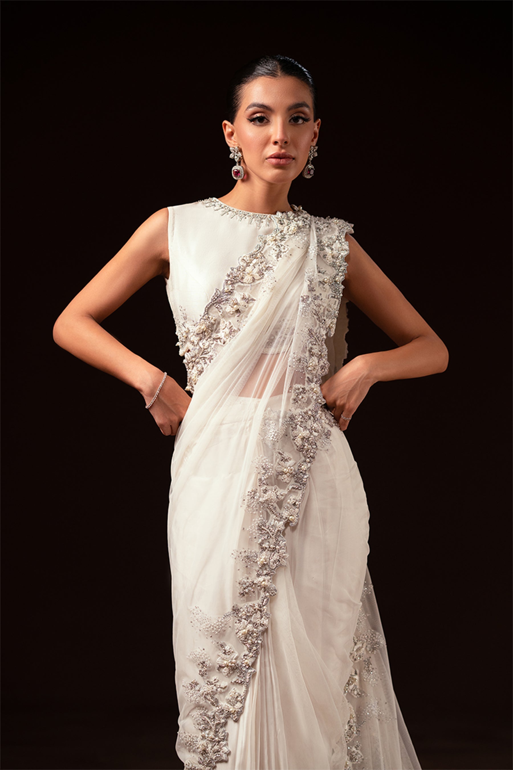Ayesha and Usman | Celestial Night | Ivory - Official Ayesha and Usman stockist in UK - Sakeena London