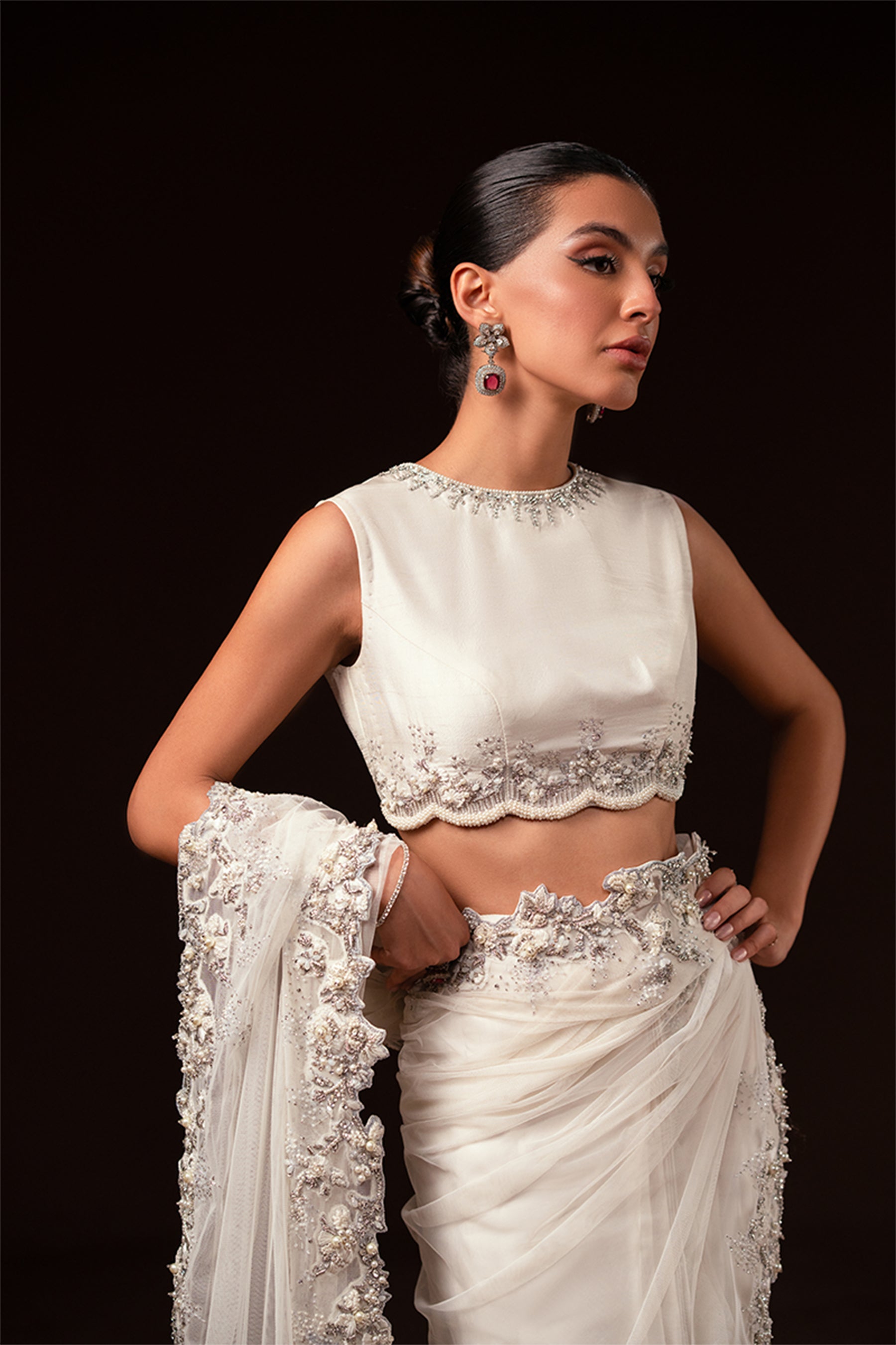 Ayesha and Usman | Celestial Night | Ivory - Official Ayesha and Usman stockist in UK - Sakeena London