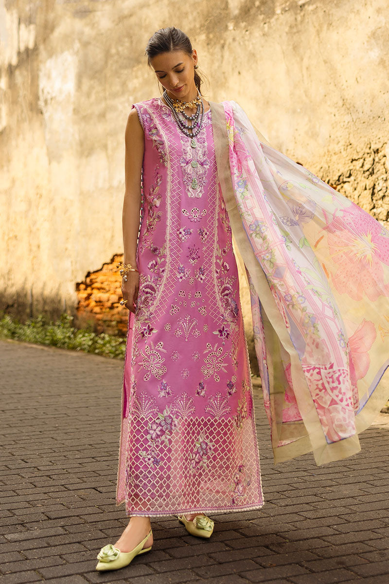 Mushq | Manaram Luxury Lawn 25 | Timeless Wave - Official Mushq stockist in UK - Sakeena London