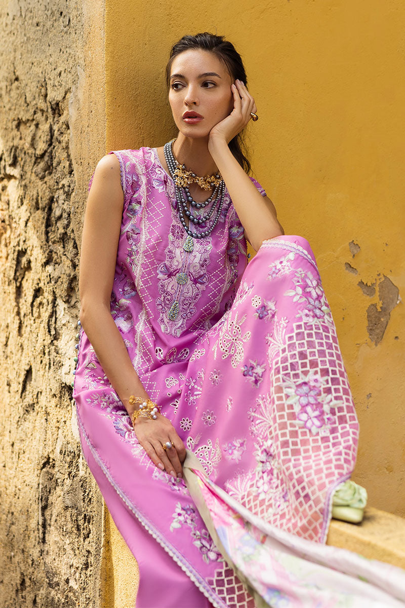 Mushq | Manaram Luxury Lawn 25 | Timeless Wave - Official Mushq stockist in UK - Sakeena London