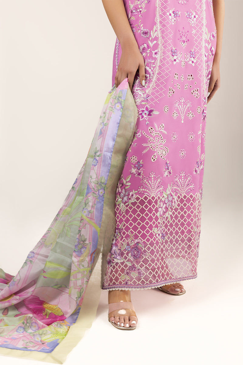 Mushq | Manaram Luxury Lawn 25 | Timeless Wave - Official Mushq stockist in UK - Sakeena London