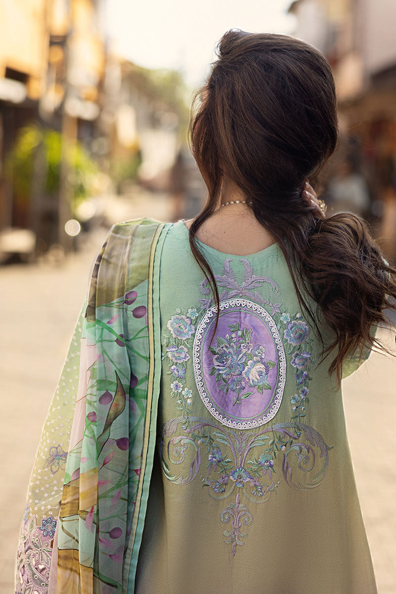 Mushq | Manaram Luxury Lawn 25 | Glittering Grace - Official Mushq stockist in UK - Sakeena London