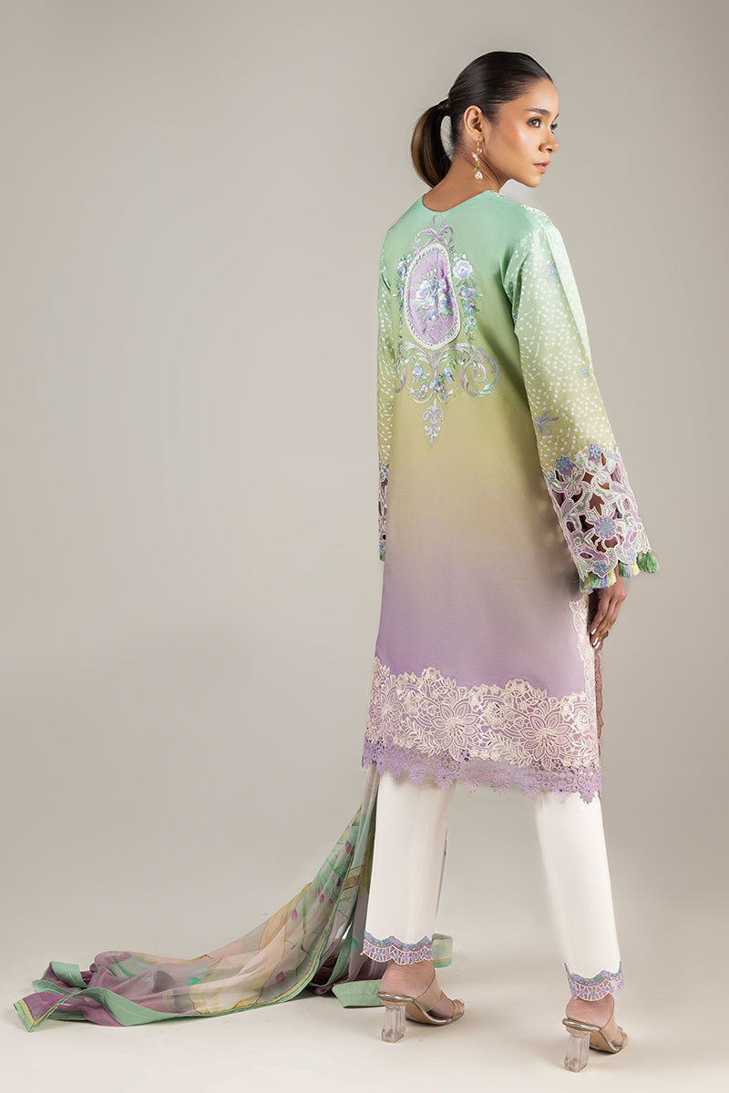 Mushq | Manaram Luxury Lawn 25 | Glittering Grace - Official Mushq stockist in UK - Sakeena London