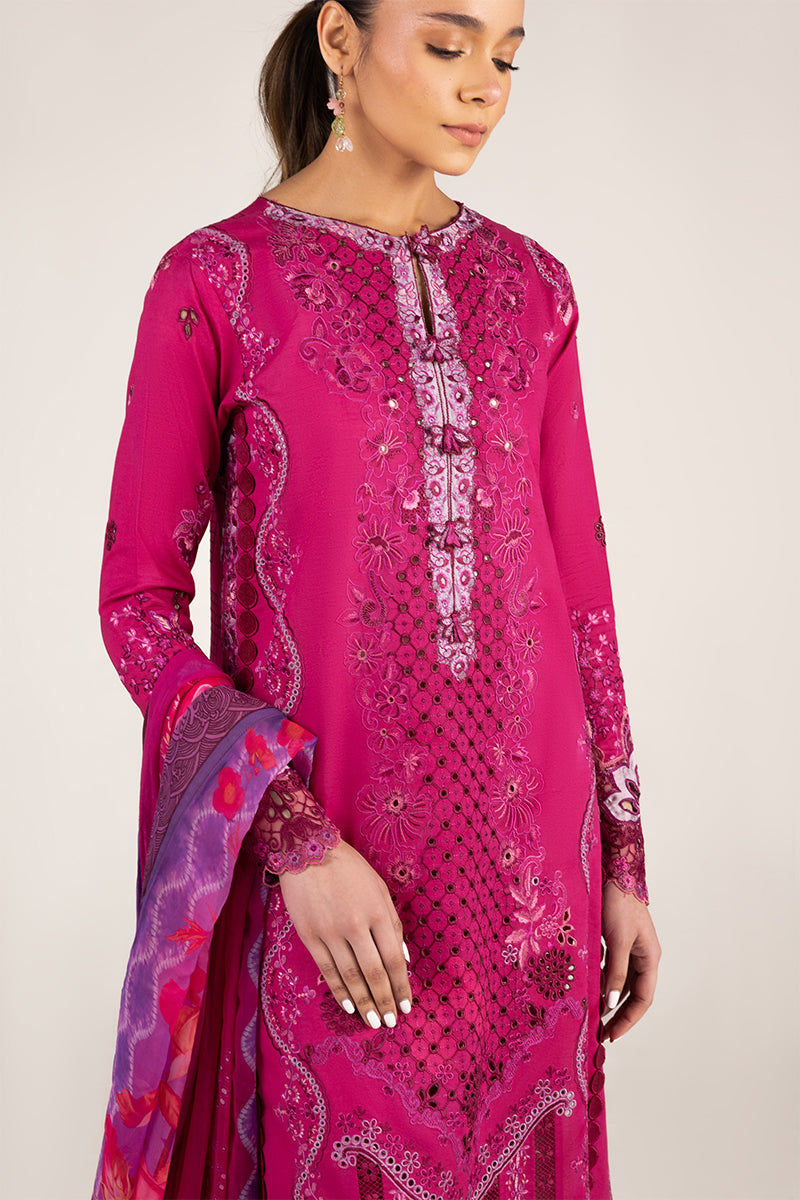 Mushq | Manaram Luxury Lawn 25 | Dreamy Whirl - Official Mushq stockist in UK - Sakeena London