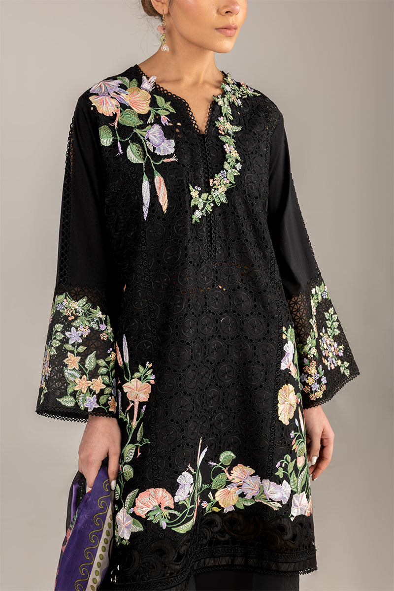 Mushq | Manaram Luxury Lawn 25 | Dazzling Glimmer - Official Mushq stockist in UK - Sakeena London