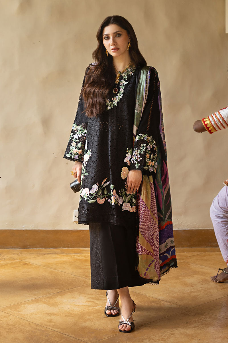 Mushq | Manaram Luxury Lawn 25 | Dazzling Glimmer - Official Mushq stockist in UK - Sakeena London