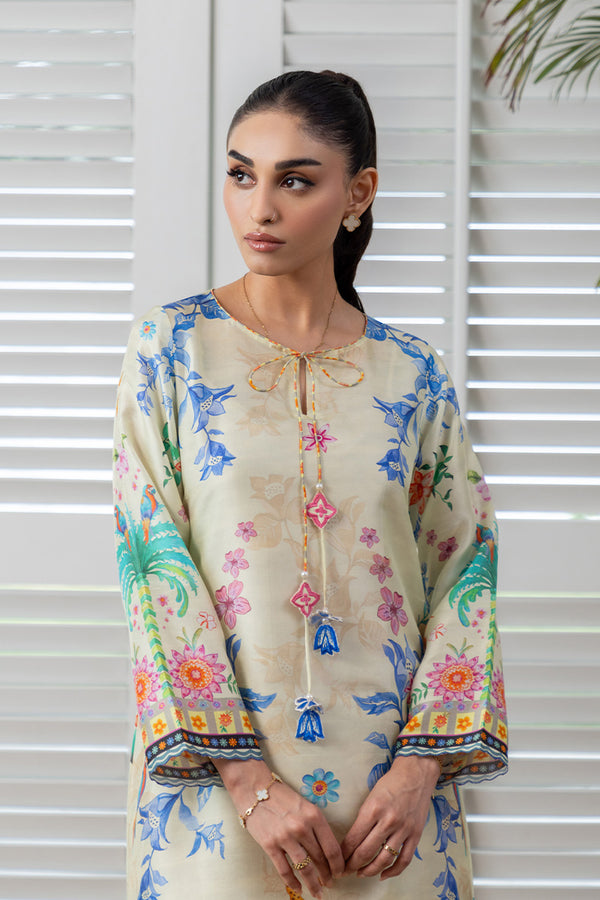 Mina Hassan | Signature Prints | Floral Sundress Kaftan - Official Mina Hassan stockist in UK - Sakeena London