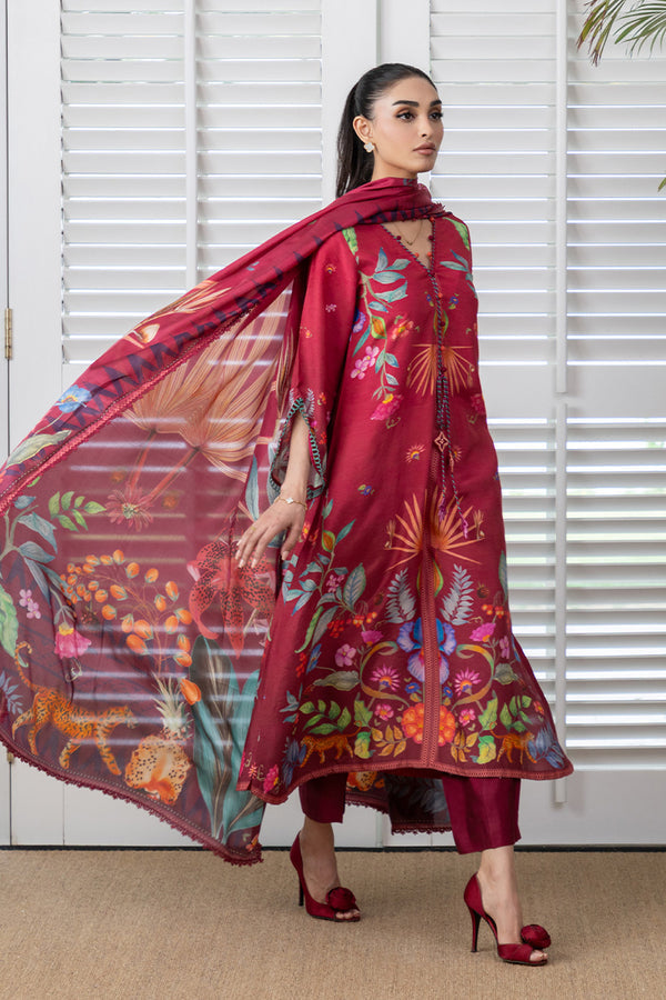 Mina Hassan | Signature Prints | Auric Magenta - Official Mina Hassan stockist in UK - Sakeena London