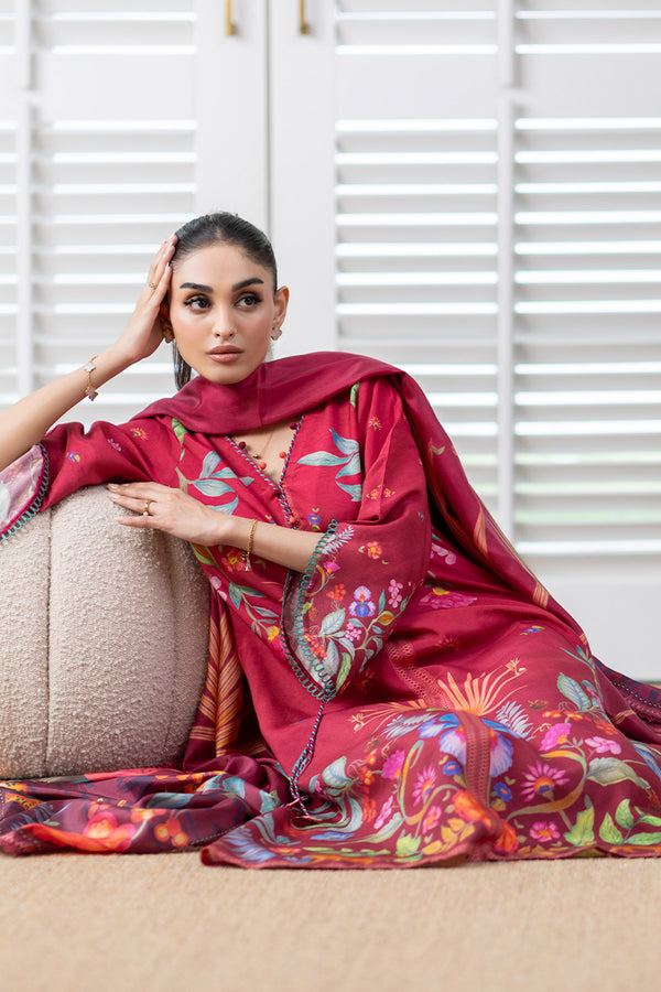 Mina Hassan | Signature Prints | Auric Magenta - Official Mina Hassan stockist in UK - Sakeena London