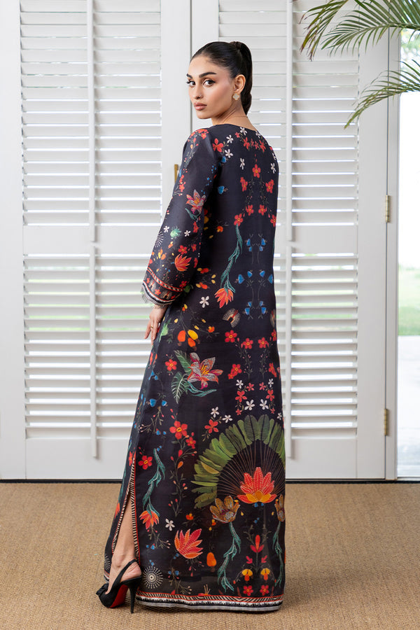 Mina Hassan | Signature Prints | Midnight Chic Kaftan - Official Mina Hassan stockist in UK - Sakeena London