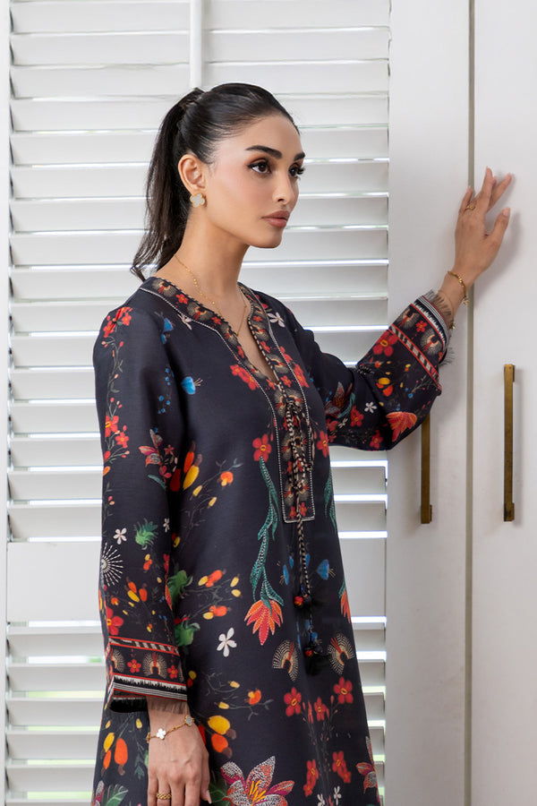 Mina Hassan | Signature Prints | Midnight Chic Kaftan - Official Mina Hassan stockist in UK - Sakeena London