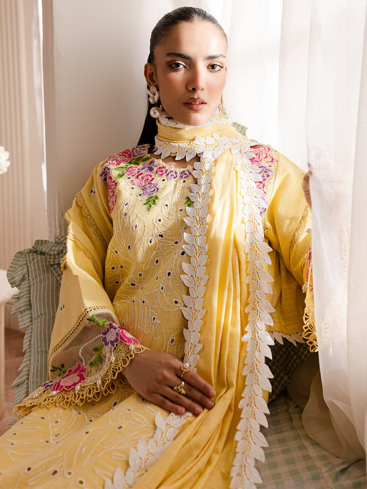 Parishay | Mira Winter | MW-01 | 3 PC Khaddar - Official Parishay stockist in UK - Sakeena London