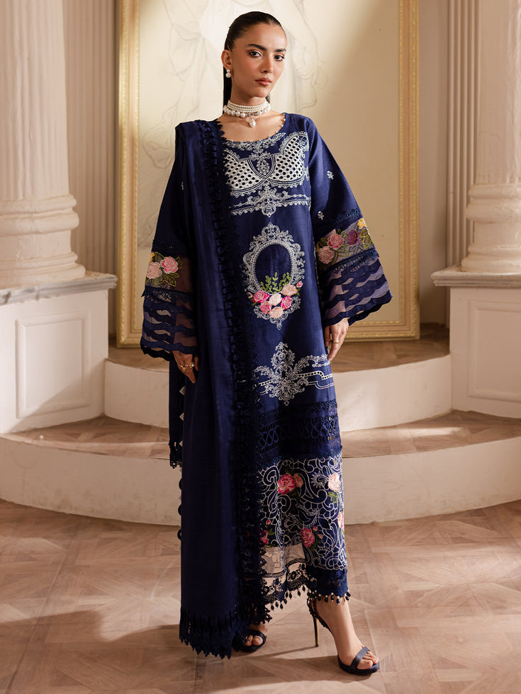 Parishay | Mira Winter | MW-03 | 3 PC Khaddar - Official Parishay stockist in UK - Sakeena London