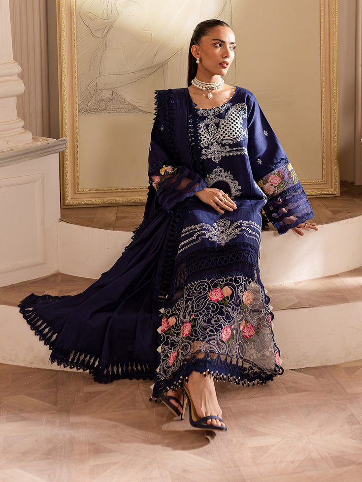Parishay | Mira Winter | MW-03 | 3 PC Khaddar - Official Parishay stockist in UK - Sakeena London