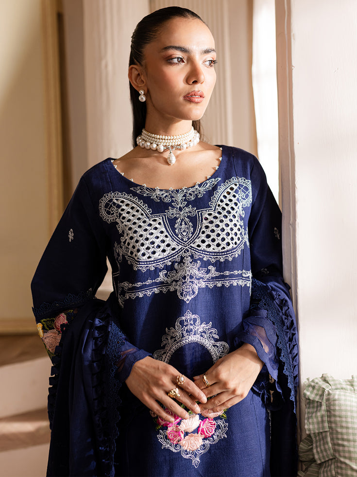 Parishay | Mira Winter | MW-03 | 3 PC Khaddar - Official Parishay stockist in UK - Sakeena London