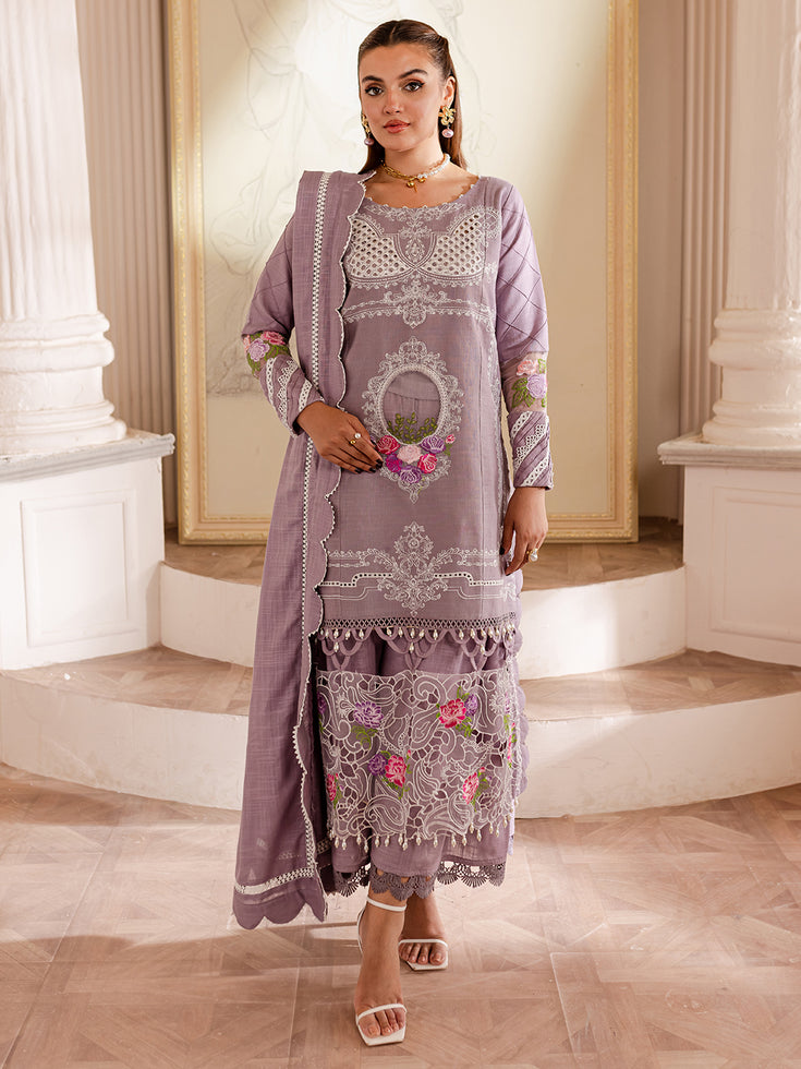 Parishay | Mira Winter | MW-04 | 3 PC Khaddar - Official Parishay stockist in UK - Sakeena London
