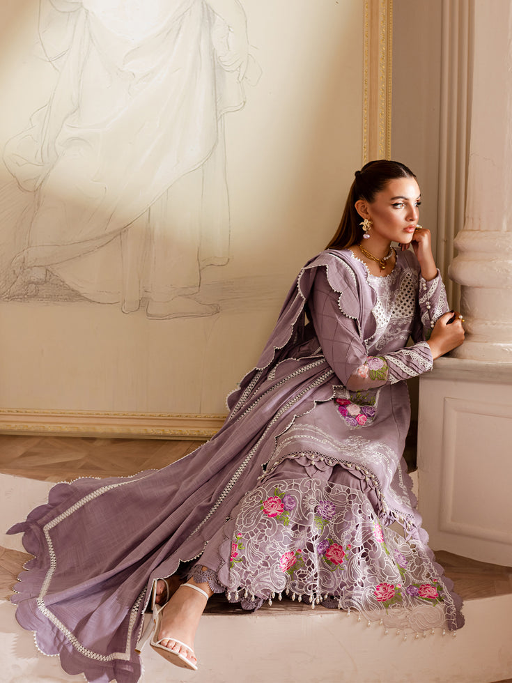 Parishay | Mira Winter | MW-04 | 3 PC Khaddar - Official Parishay stockist in UK - Sakeena London