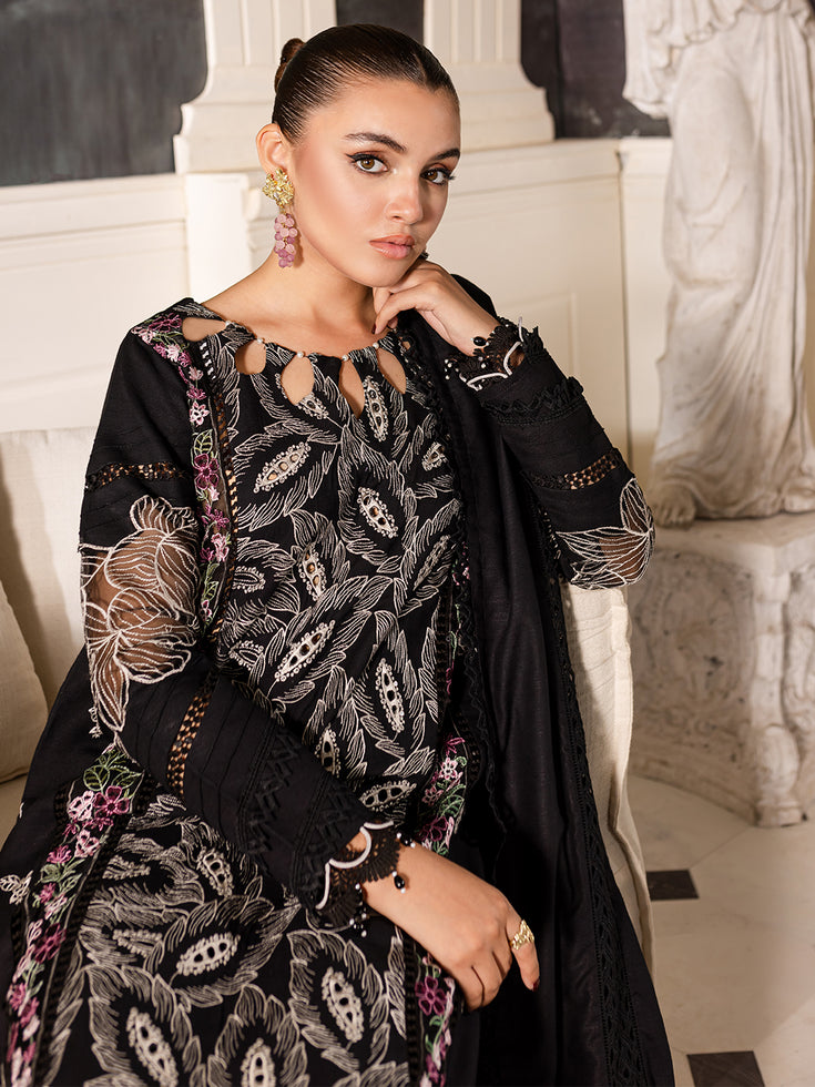 Parishay | Mira Winter | MW-07 | 3 PC Crepe - Official Parishay stockist in UK - Sakeena London