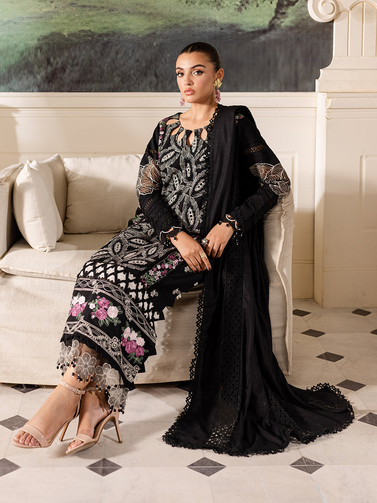 Parishay | Mira Winter | MW-07 | 3 PC Crepe - Official Parishay stockist in UK - Sakeena London