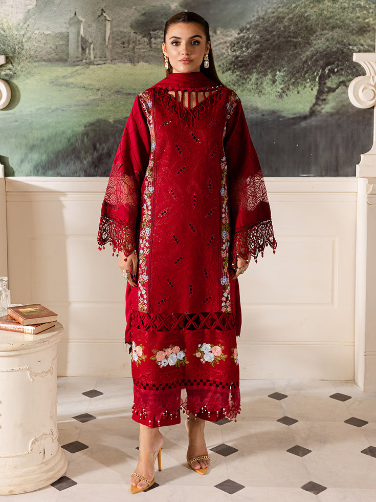 Parishay | Mira Winter | MW-08 | 3 PC Crepe - Official Parishay stockist in UK - Sakeena London
