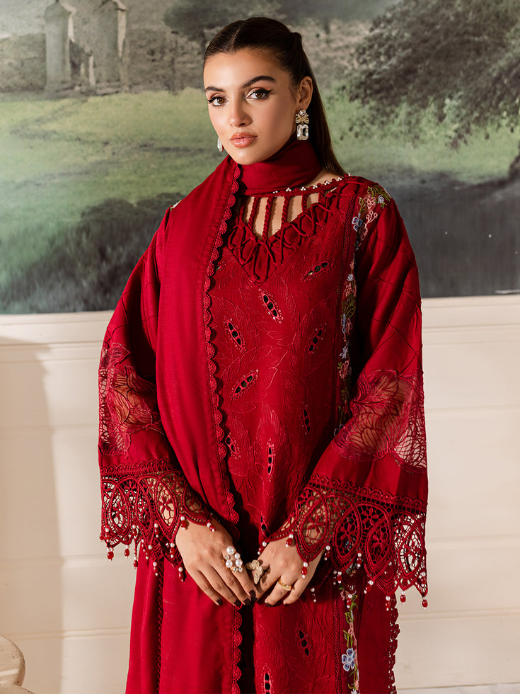 Parishay | Mira Winter | MW-08 | 3 PC Crepe - Official Parishay stockist in UK - Sakeena London