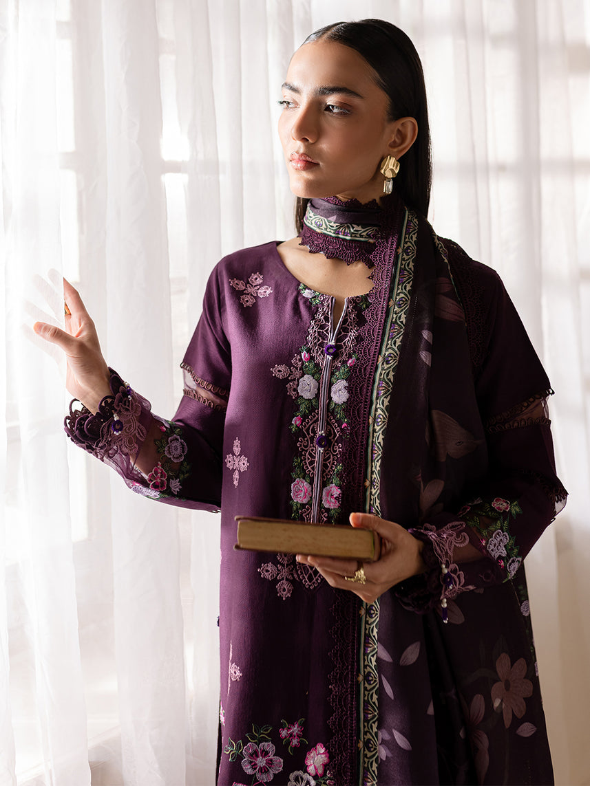 Parishay | Mira Winter | MW-10 | 3 PC Crepe - Official Parishay stockist in UK - Sakeena London