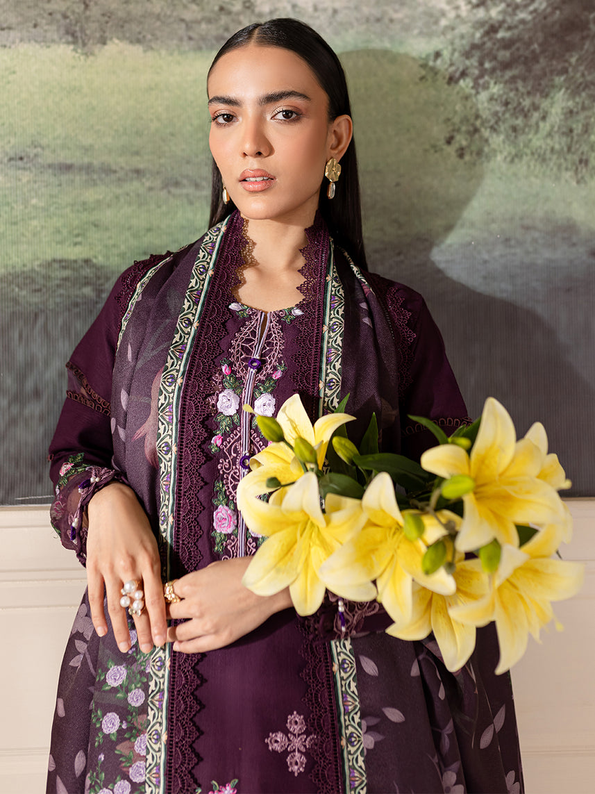Parishay | Mira Winter | MW-10 | 3 PC Crepe - Official Parishay stockist in UK - Sakeena London