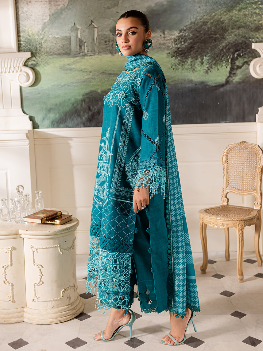 Parishay | Mira Winter | MW-12 | 3 PC Khaddar - Official Parishay stockist in UK - Sakeena London