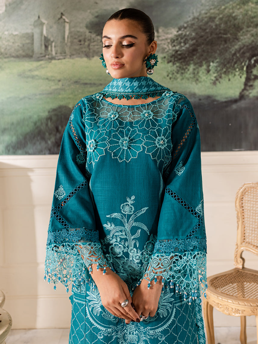 Parishay | Mira Winter | MW-12 | 3 PC Khaddar - Official Parishay stockist in UK - Sakeena London