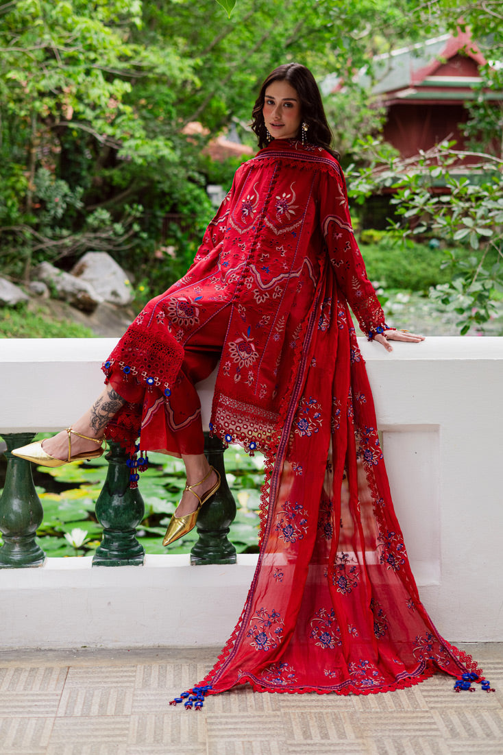 Marjjan | Bella Karandi 25 | MWK-40 A (RED) - Official Maryam Hussain stockist in UK - Sakeena London