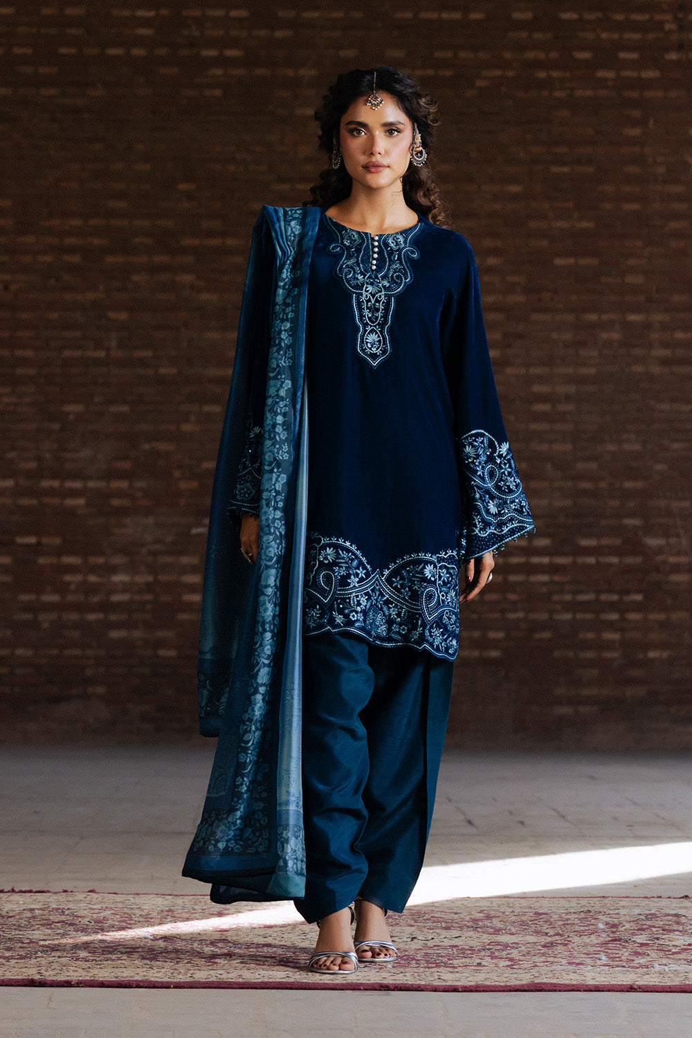 Maryum N Maria | Gulshan e Makhmal | CAPUCINE - MWS5888 - Official Maryum N Maria stockist in UK - Sakeena London