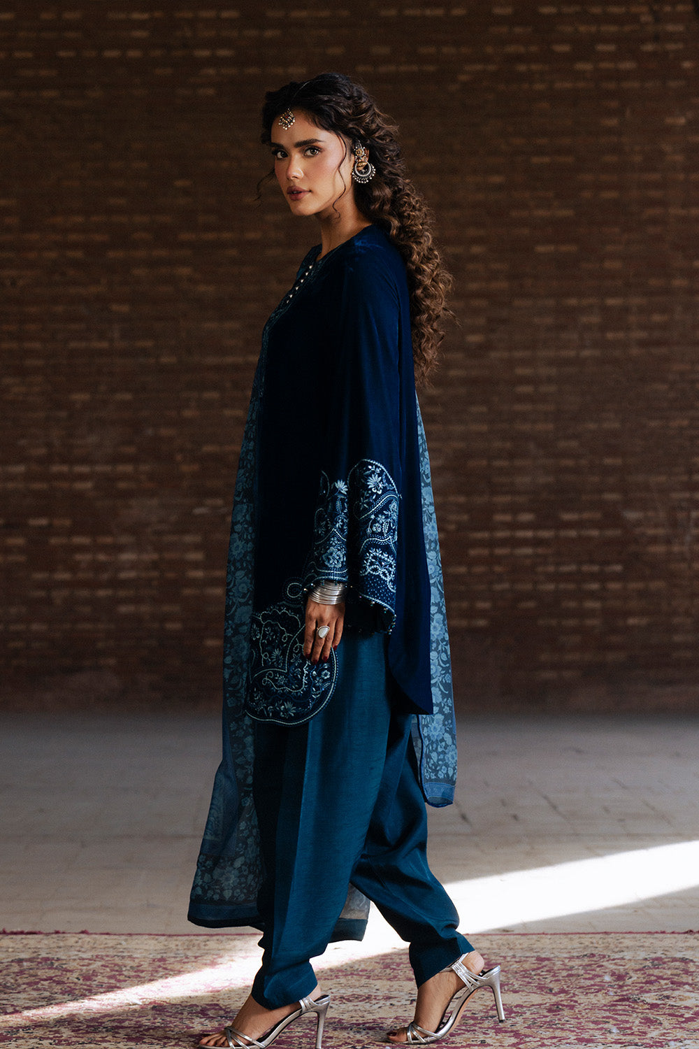 Maryum N Maria | Gulshan e Makhmal | CAPUCINE - MWS5888 - Official Maryum N Maria stockist in UK - Sakeena London