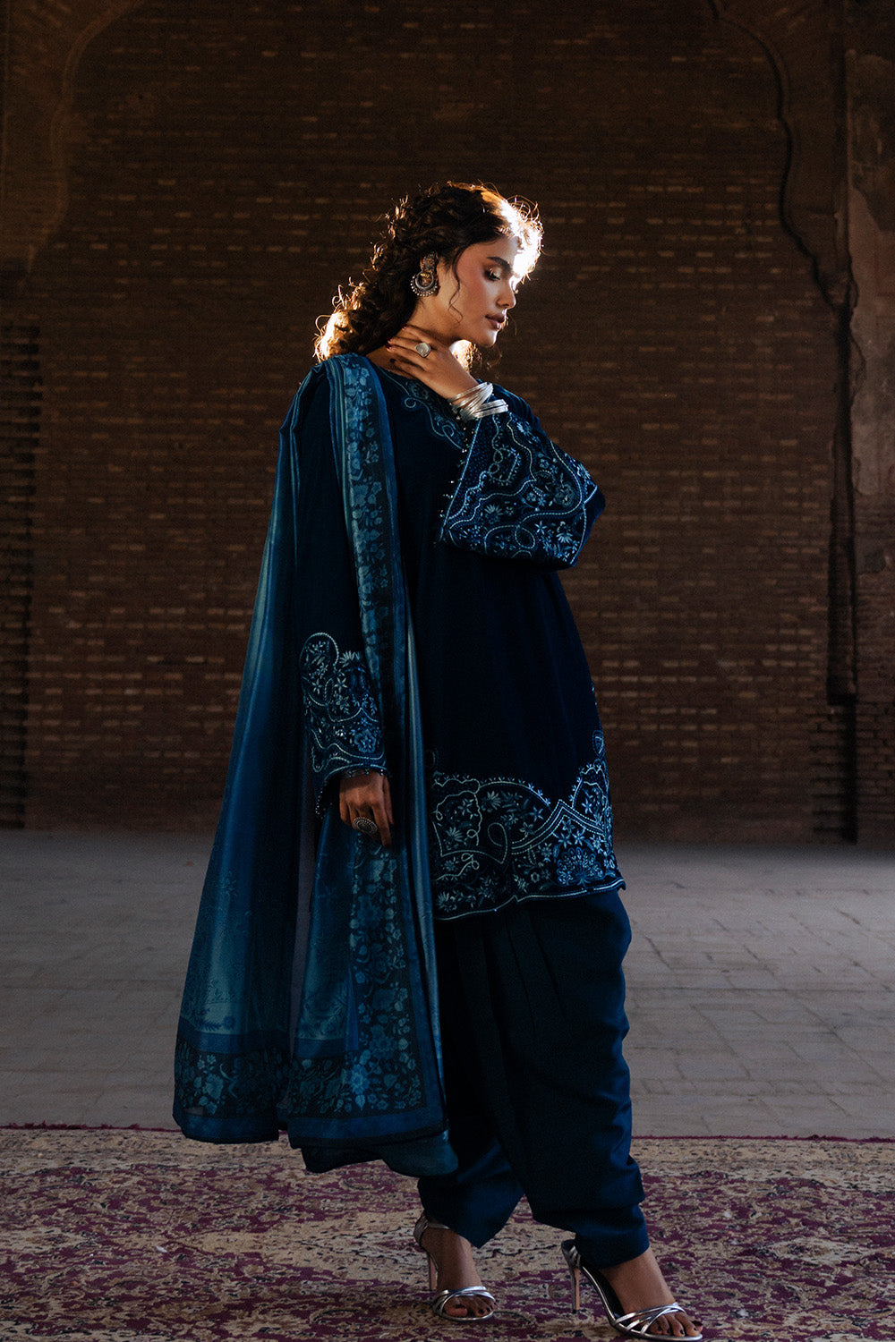 Maryum N Maria | Gulshan e Makhmal | CAPUCINE - MWS5888 - Official Maryum N Maria stockist in UK - Sakeena London
