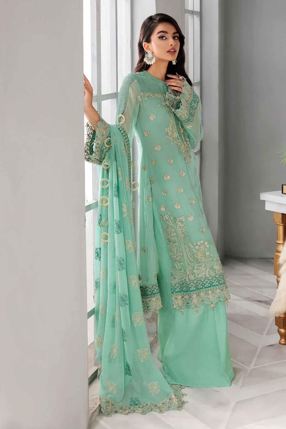 Motifz | Premium Embroidered Formals 24 | 3396 - Official Motifz stockist in UK - Sakeena London