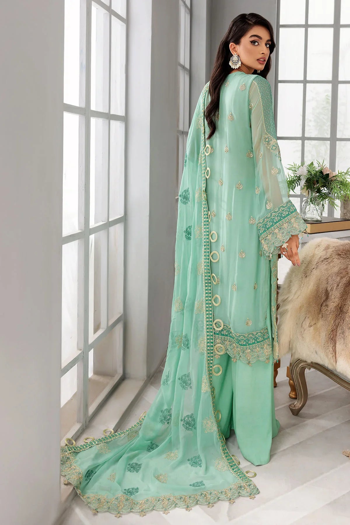 Motifz | Premium Embroidered Formals 24 | 3396 - Official Motifz stockist in UK - Sakeena London
