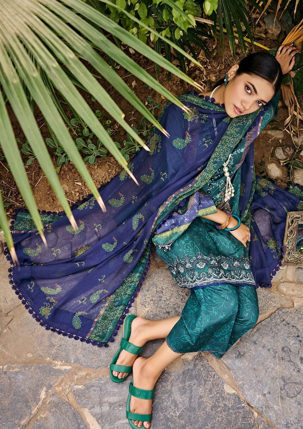 Lawn Collection - Motifz - Umang - MU#3528-PERIWINKLE